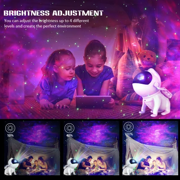 Astronaut Galaxy Projector Night Light for Kids - Image 4